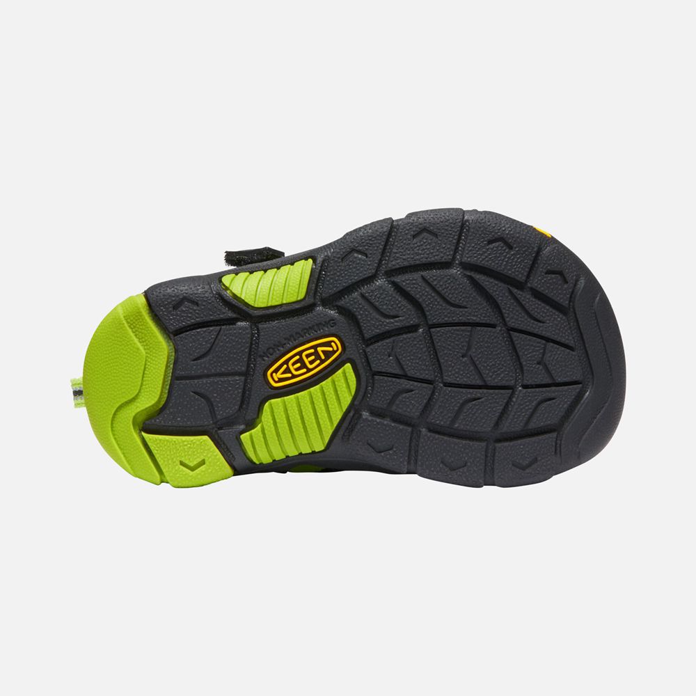 Sandales Keen Enfant Noir/Vert | Newport H2 | ZXQSL-2834